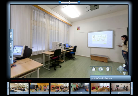 virtuální prohlídka školy